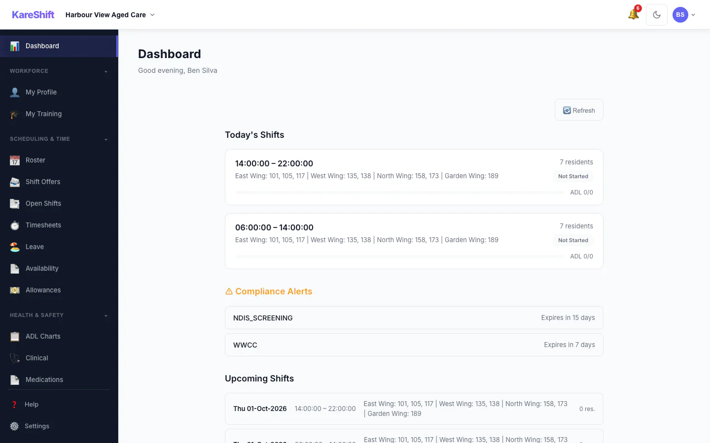 Worker Dashboard