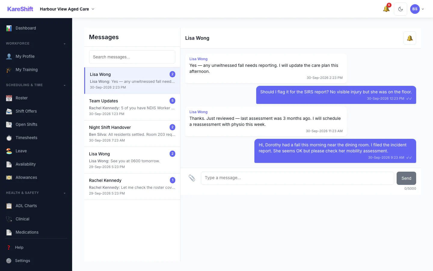 Worker Messages