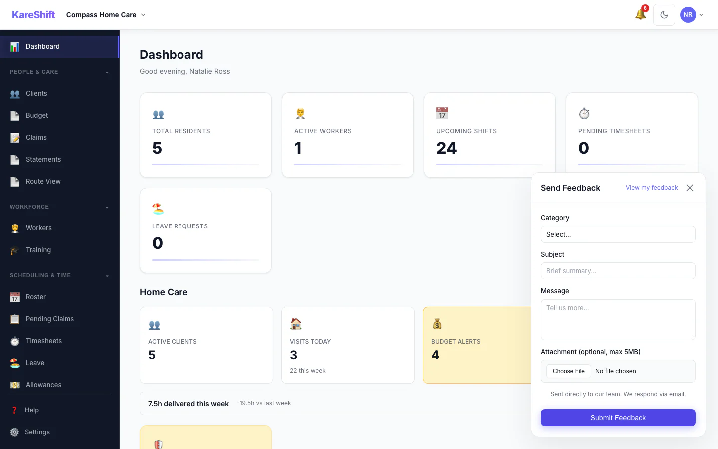 Quick Feedback Widget