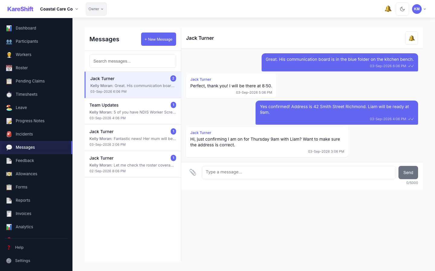 Messages