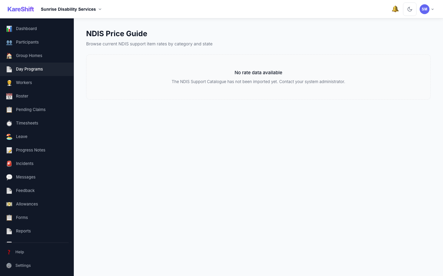 NDIS Price Guide