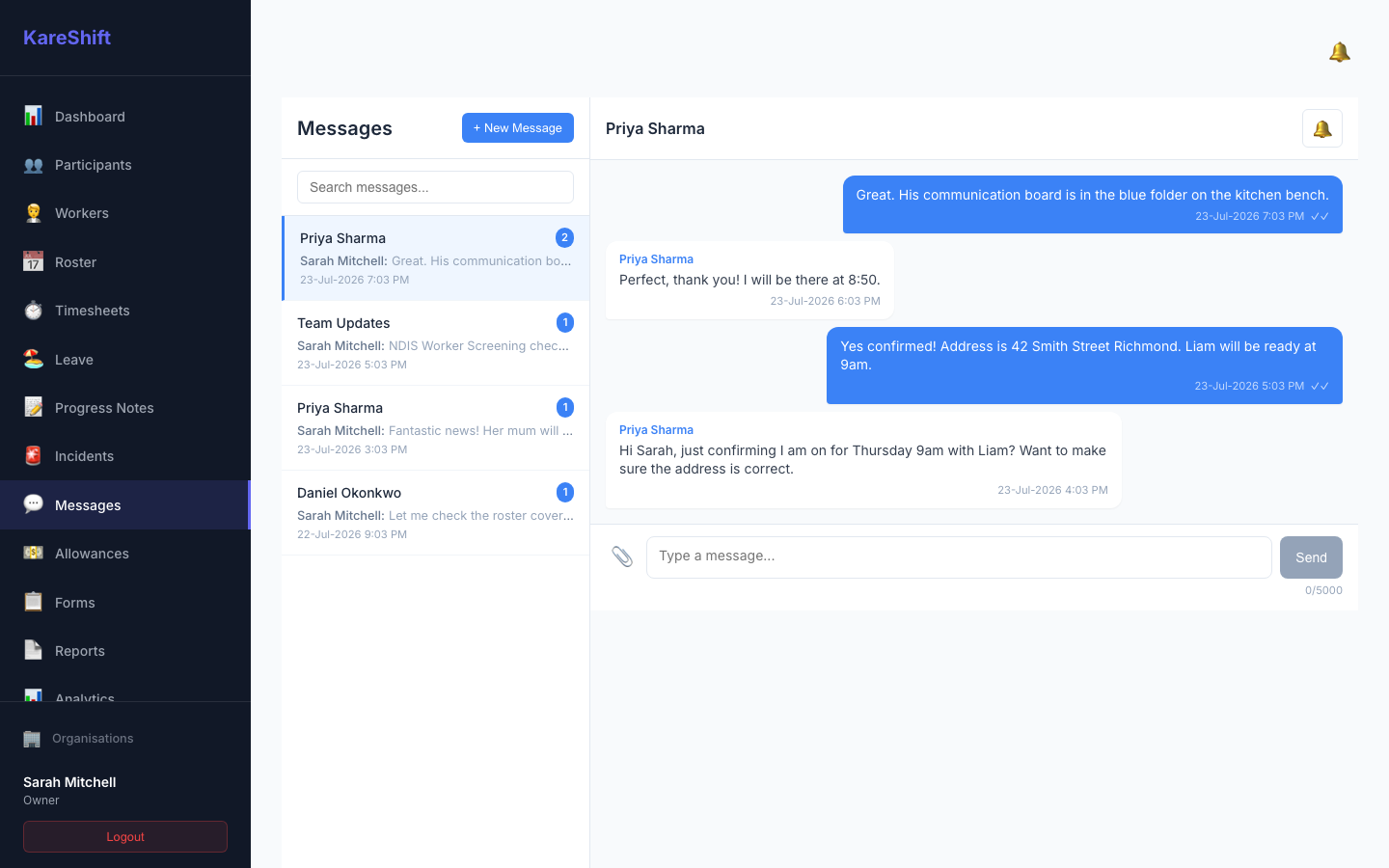 Messaging