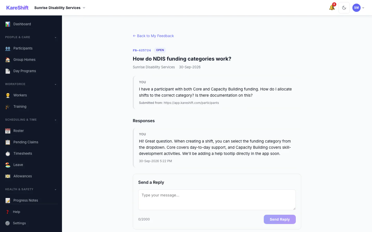 Feedback Conversation