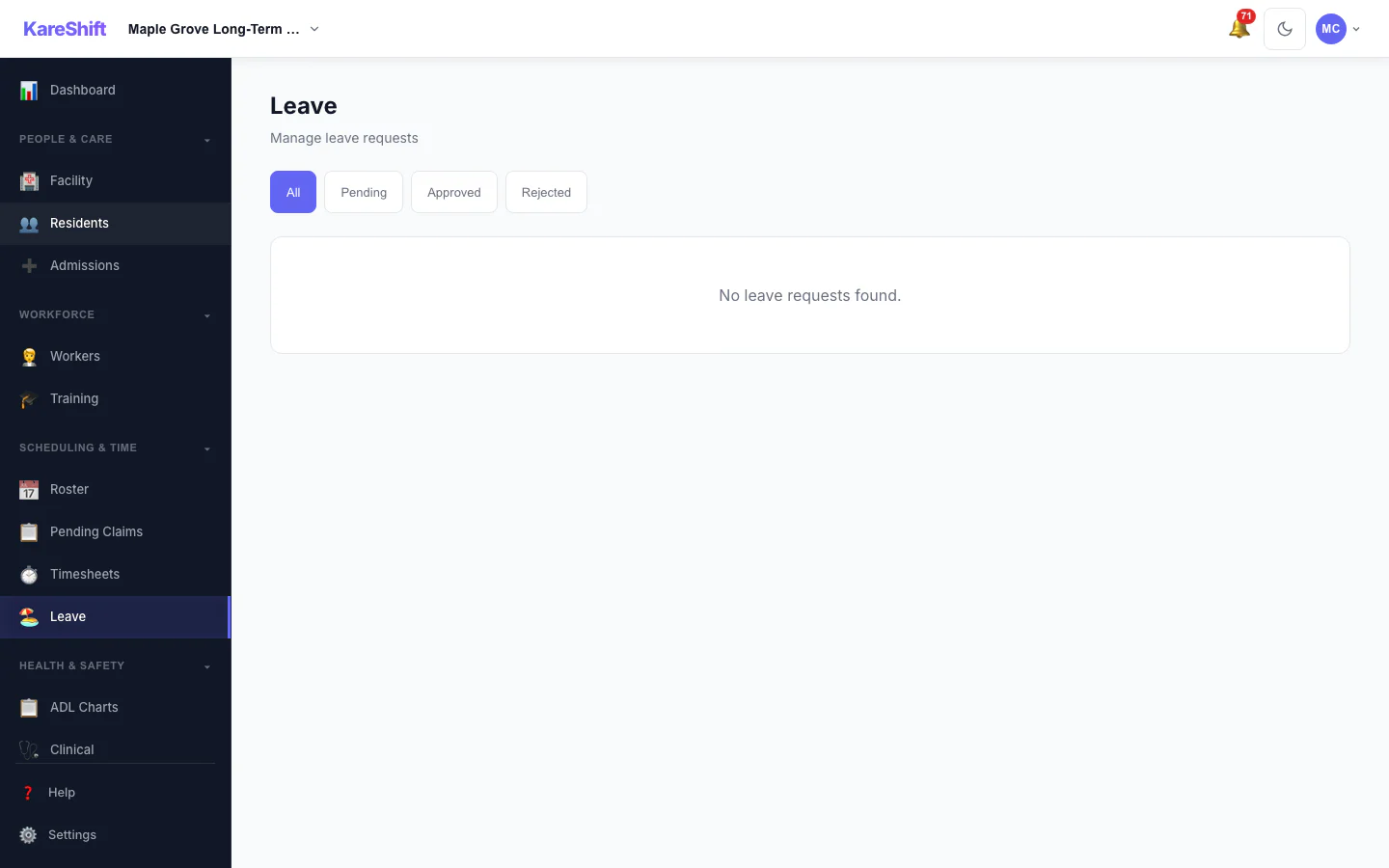 Leave