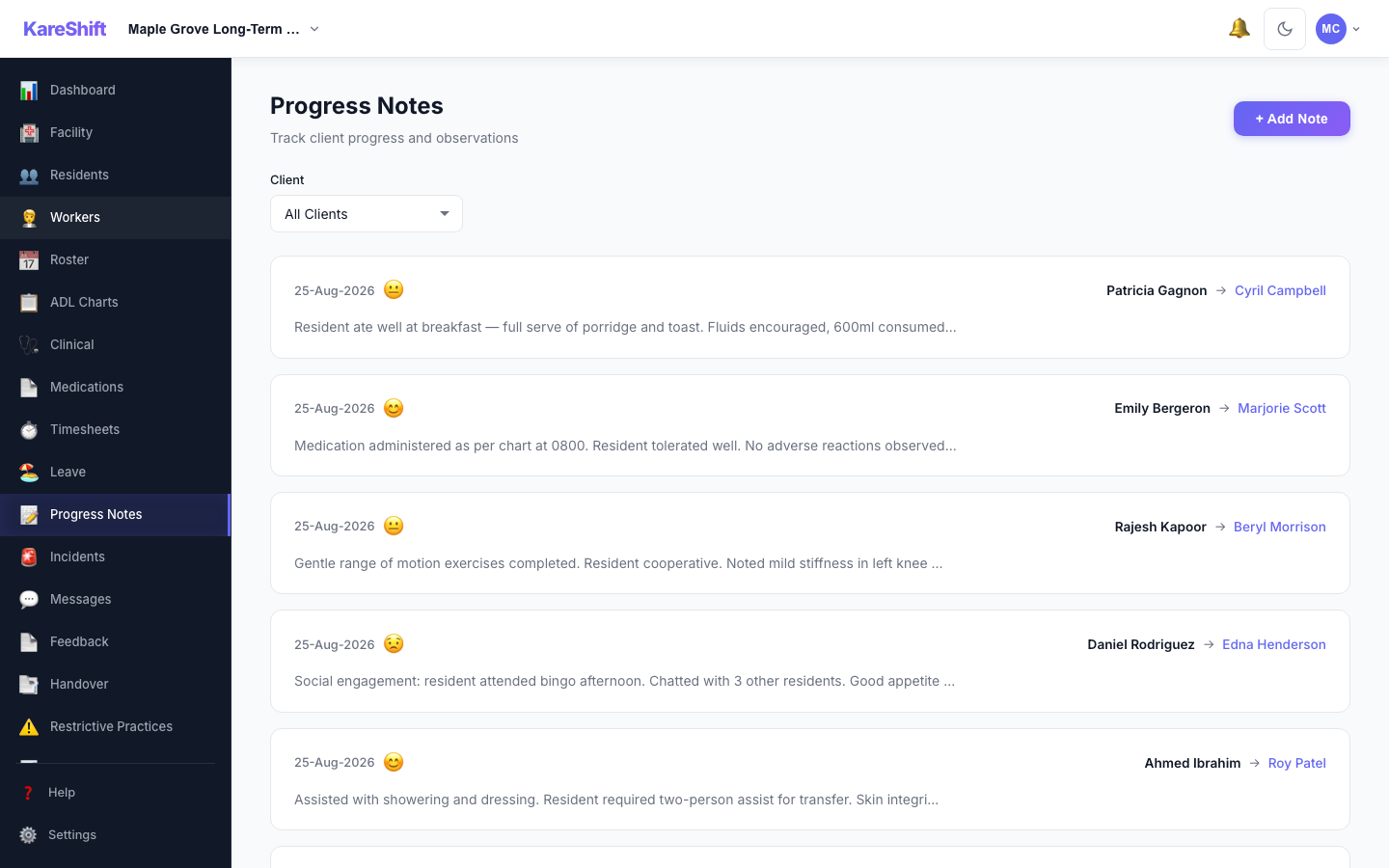 Progress Notes