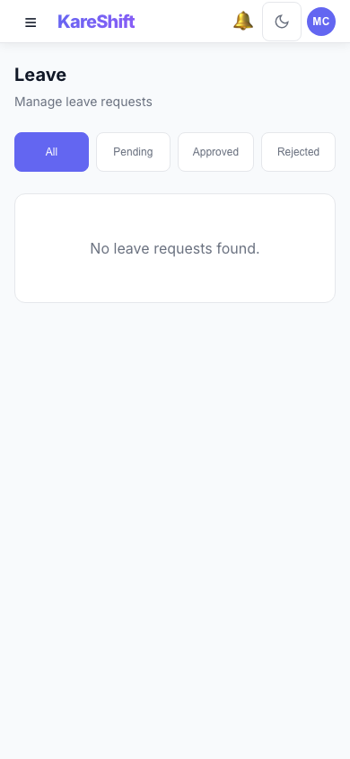 Leave — Mobile