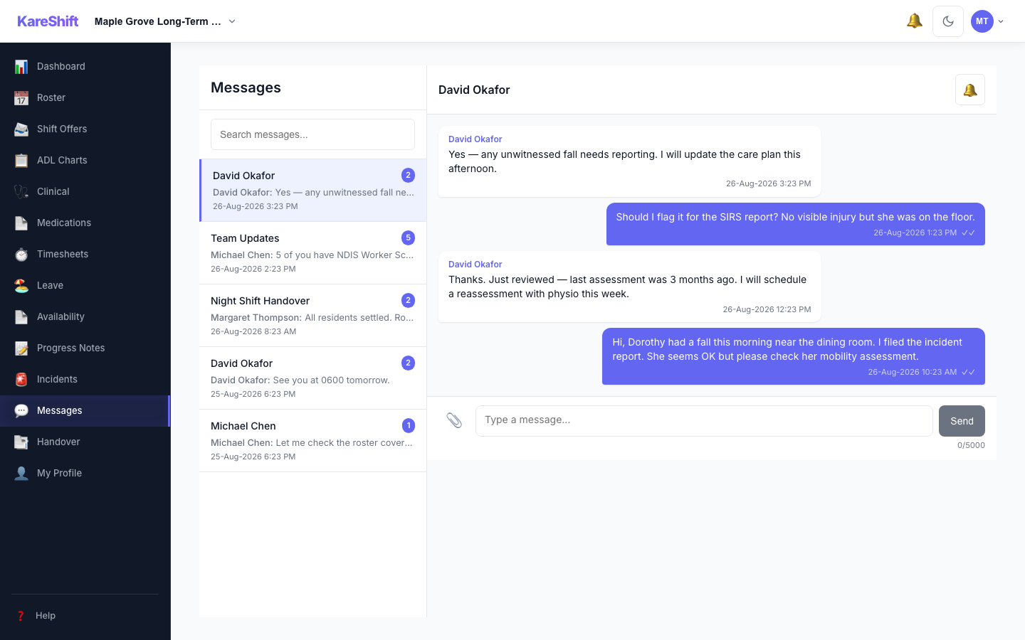 Worker Messages
