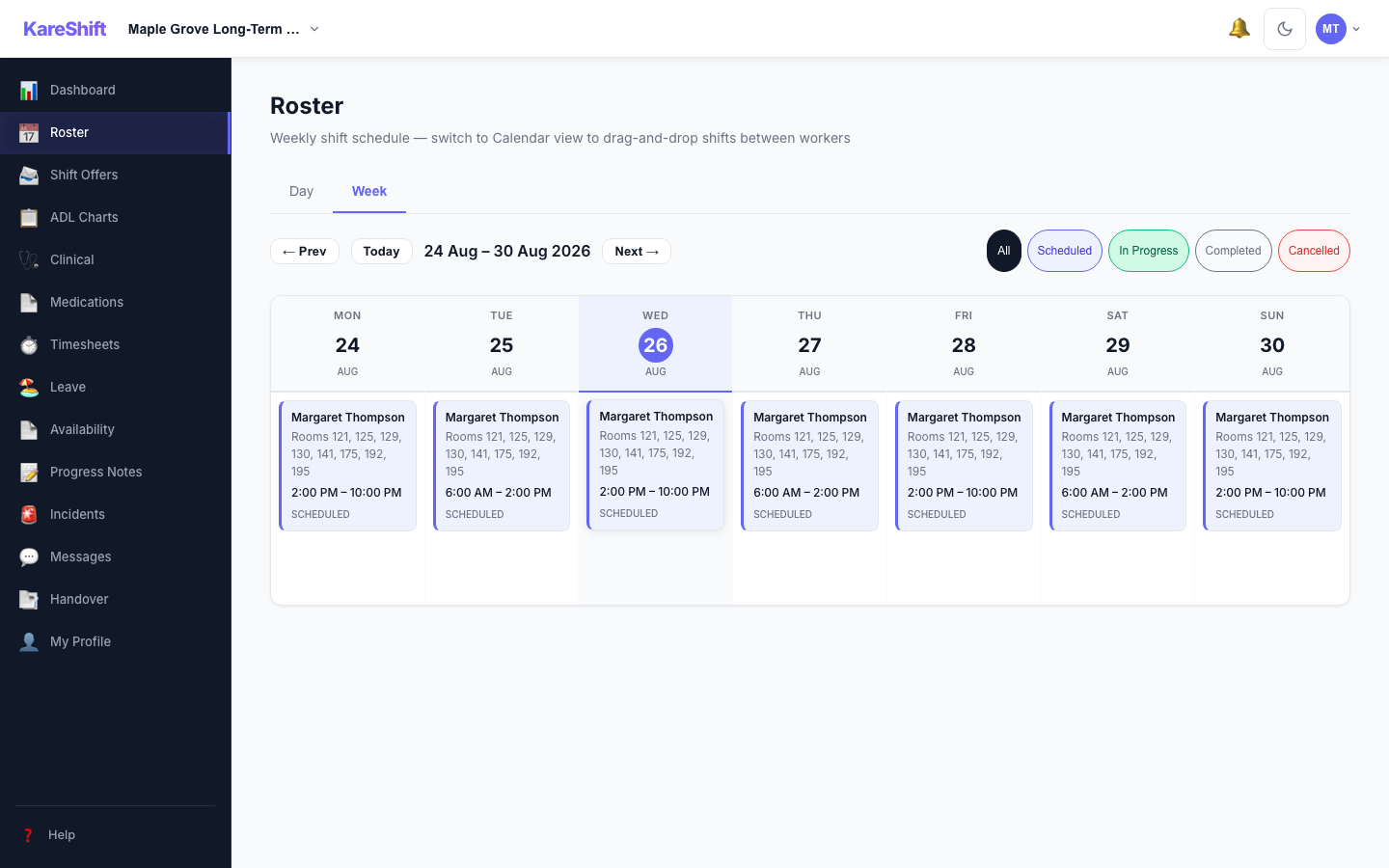 Worker Roster