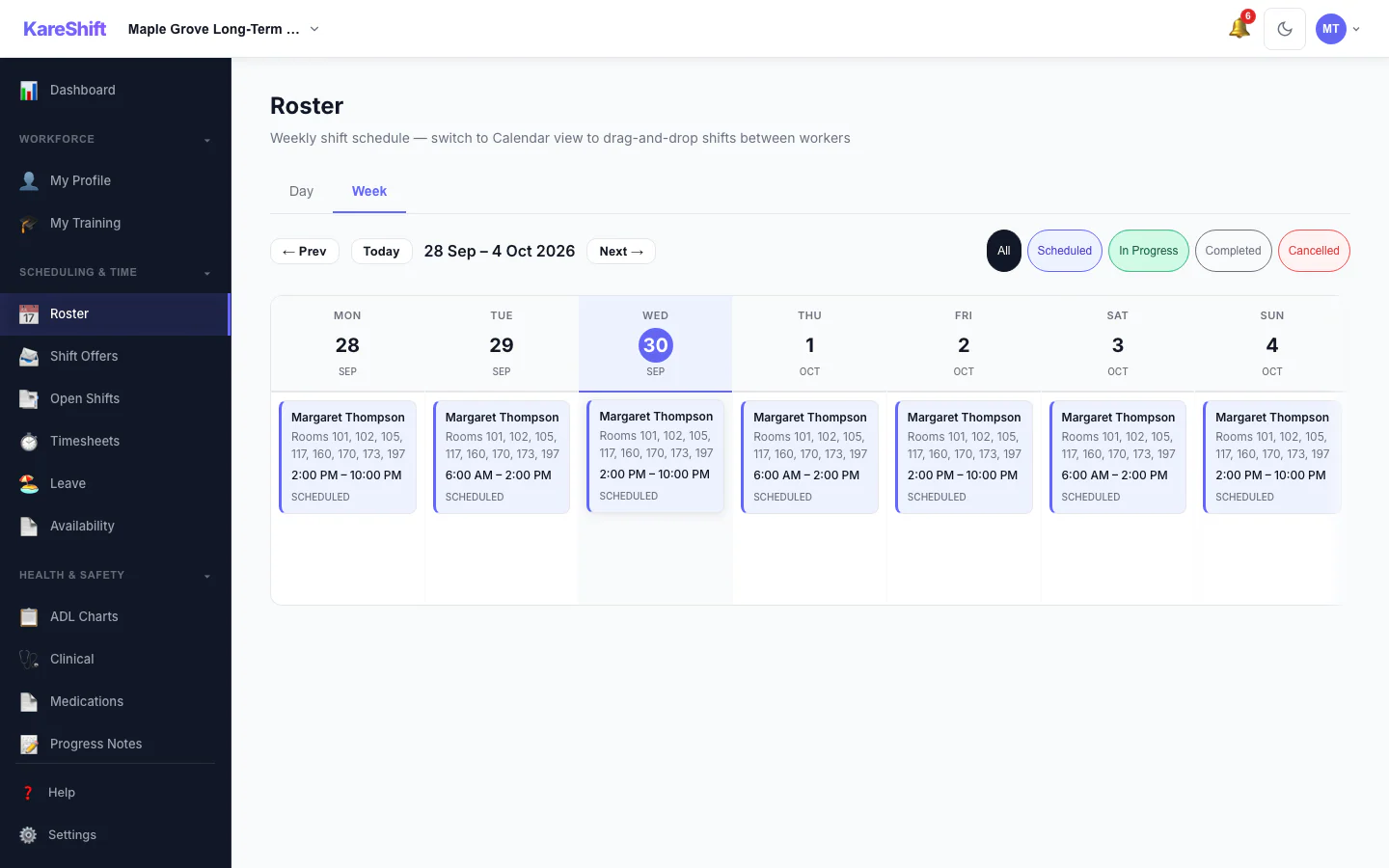 Worker Roster