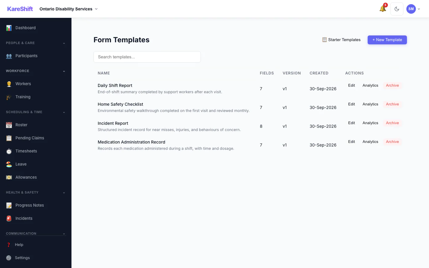 Custom Forms