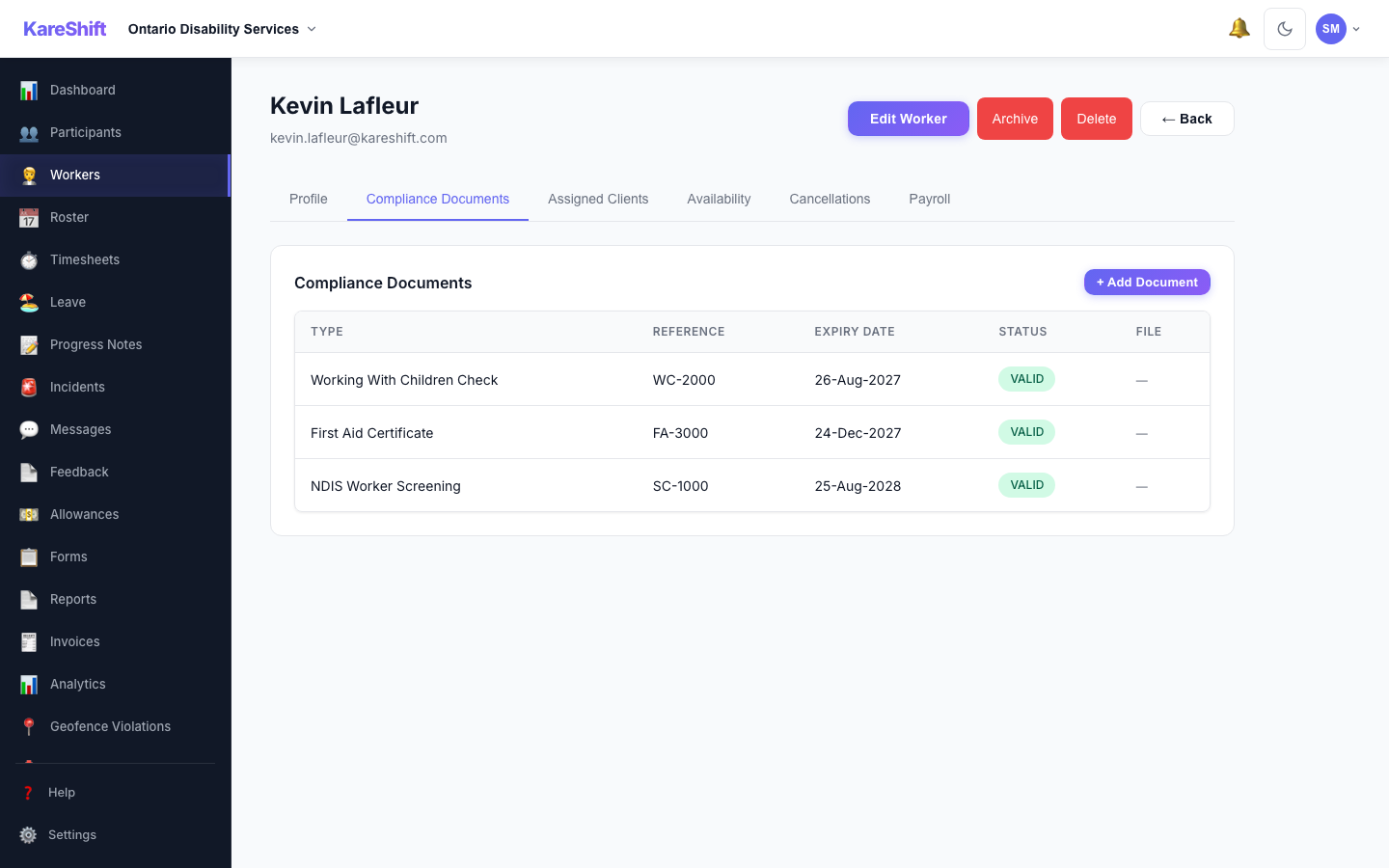 Worker Compliance