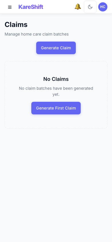 Claims — Mobile