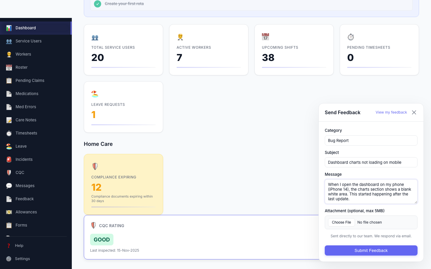 Feedback Widget