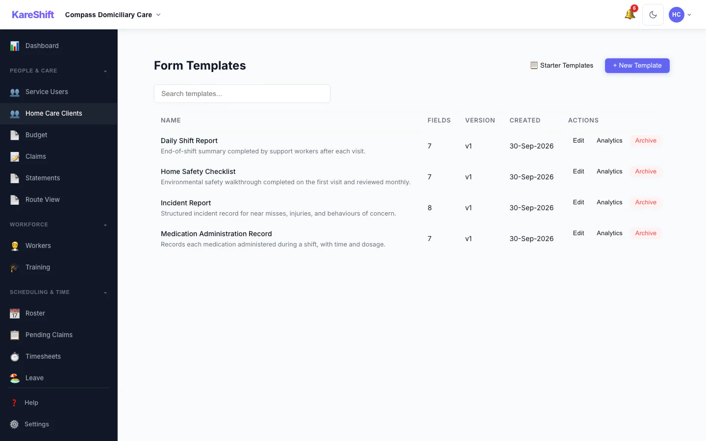 Custom Forms