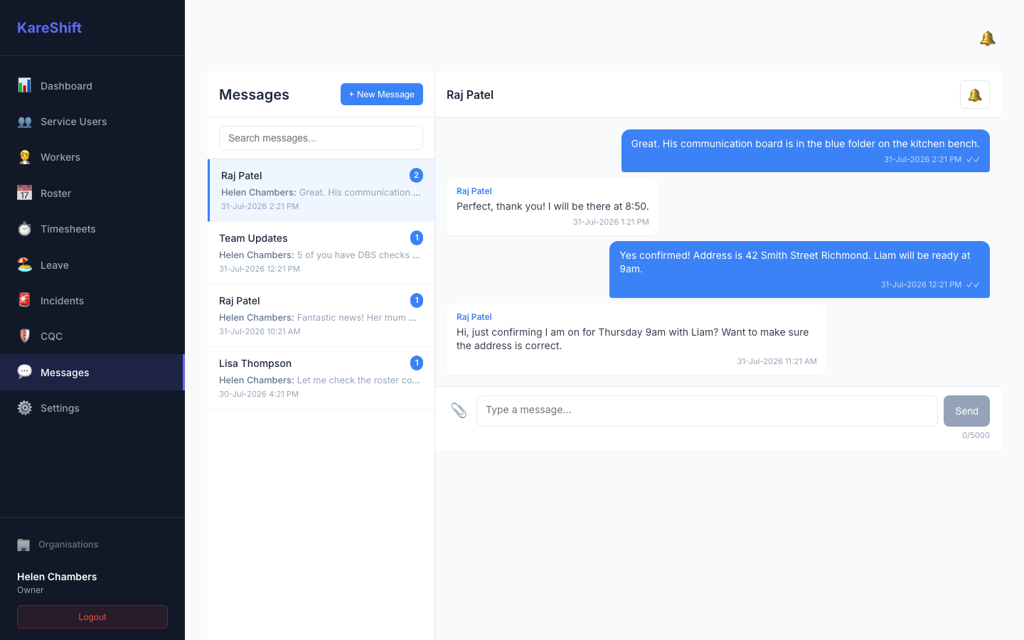 Messages