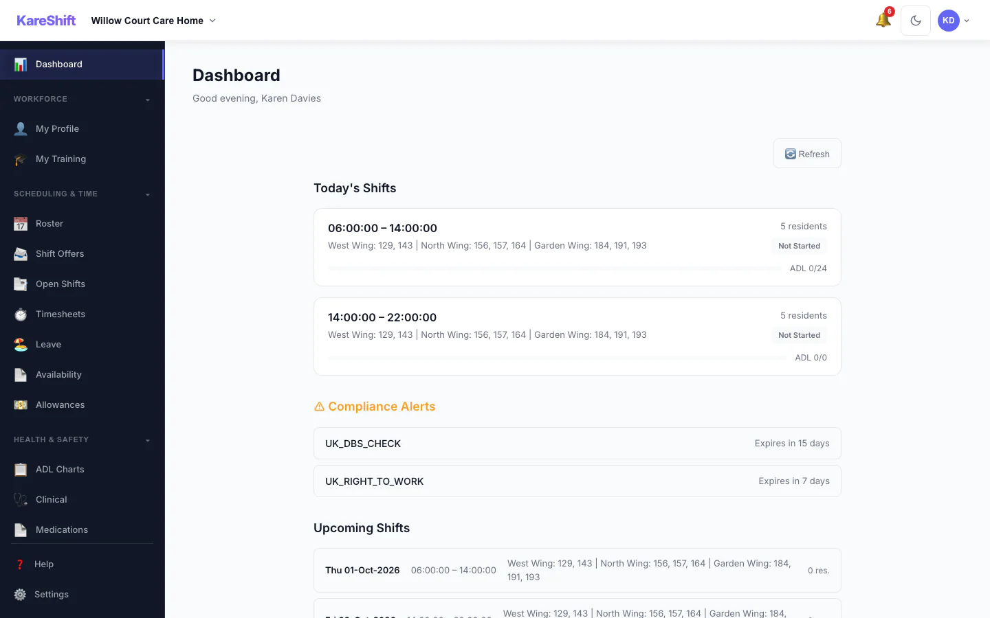Worker Dashboard