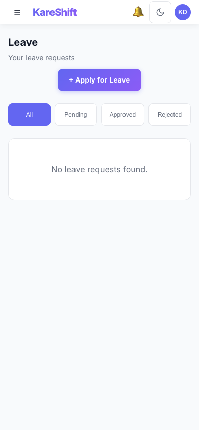 Leave — Mobile