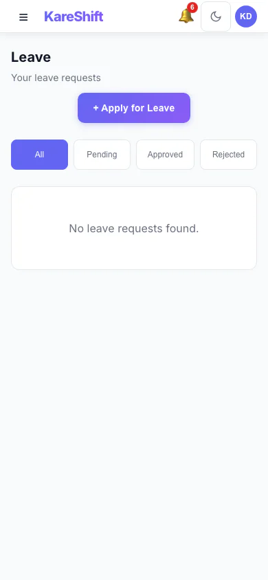 Leave — Mobile