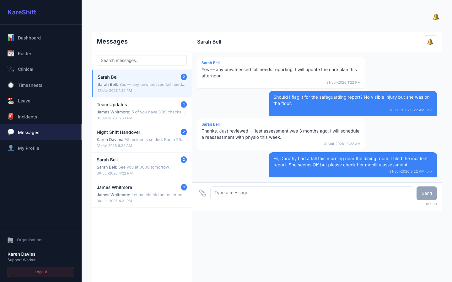 Worker Messages