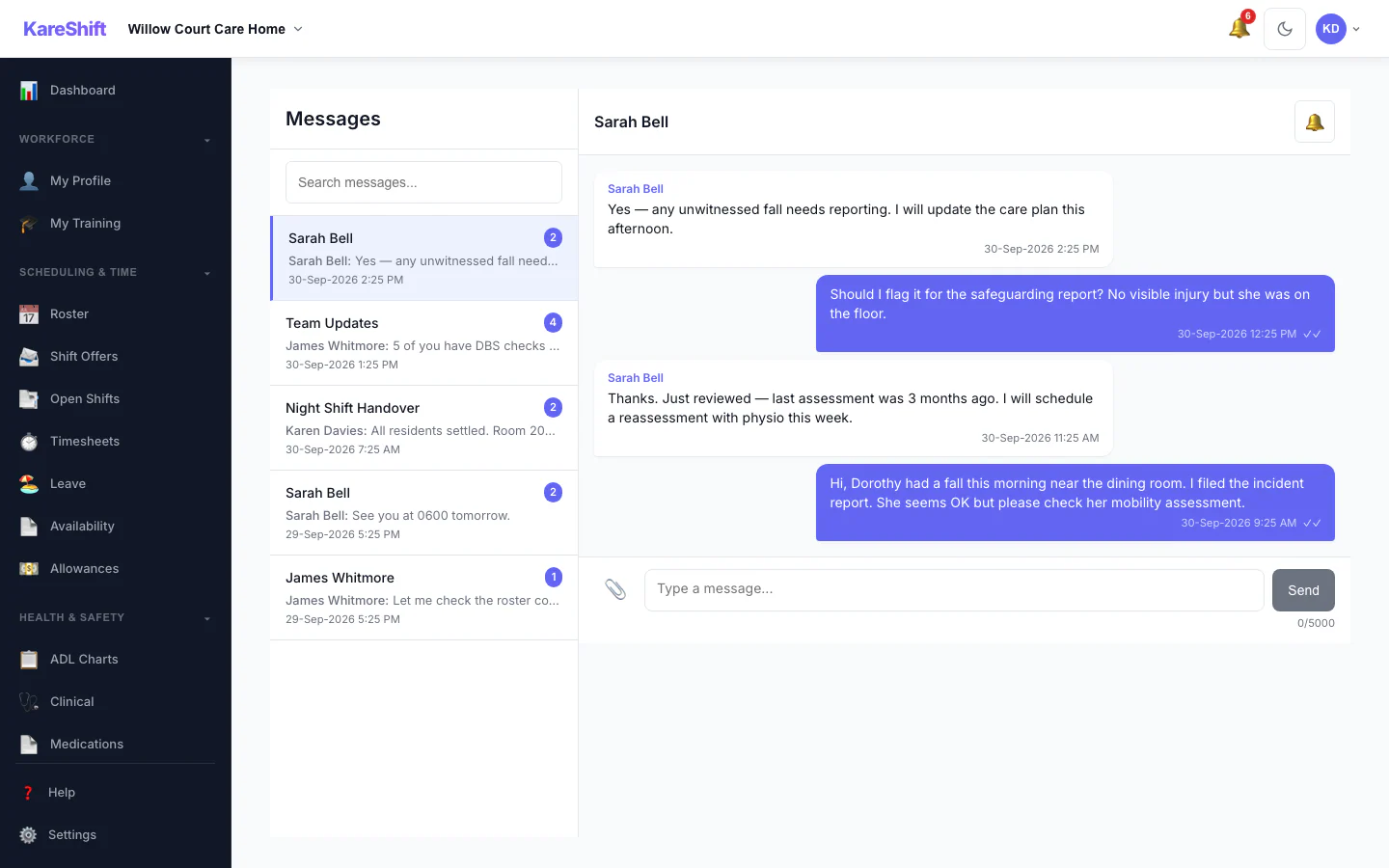 Worker Messages