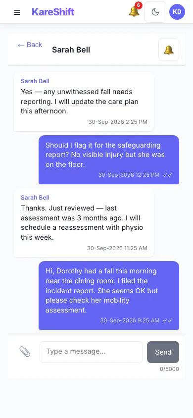 Messages — Mobile