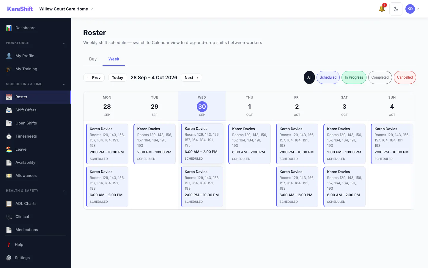 Worker Rota