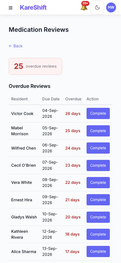 Reviews — Mobile