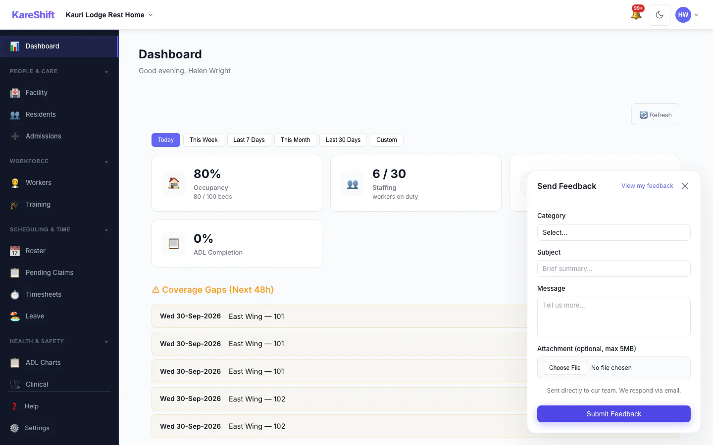 Feedback Widget