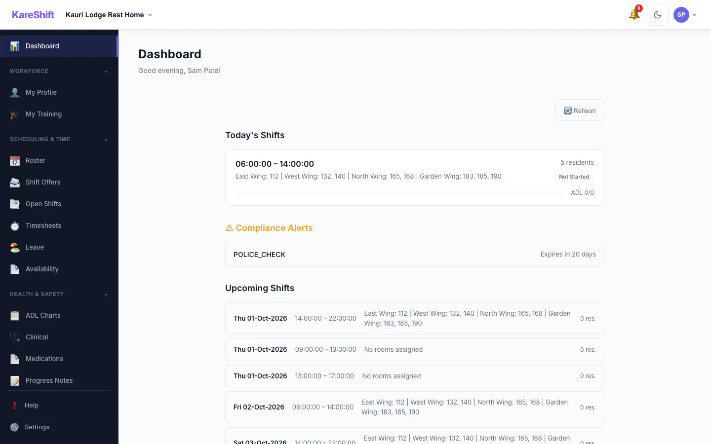 Worker Dashboard
