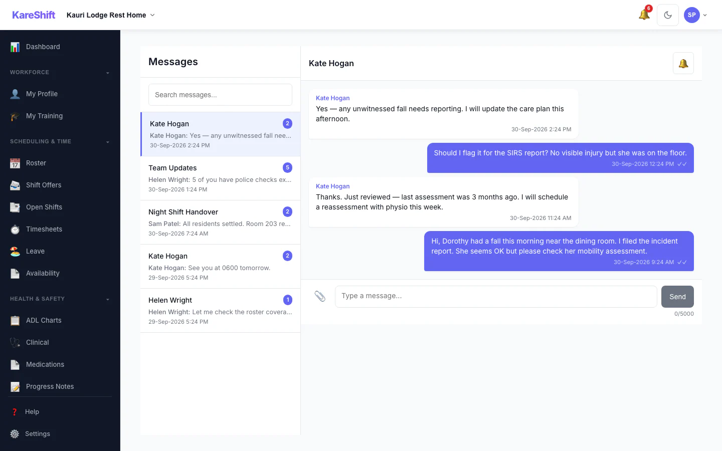 Worker Messages