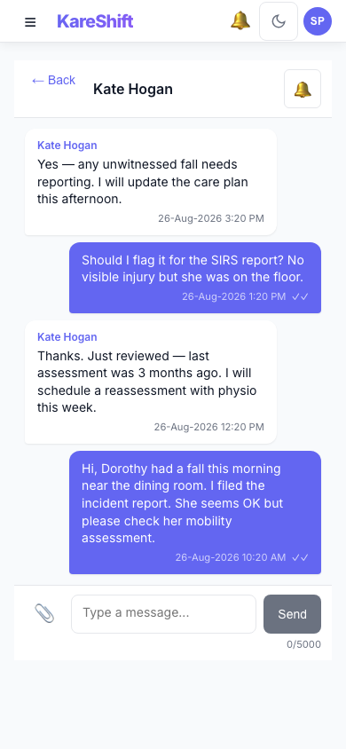 Messages — Mobile