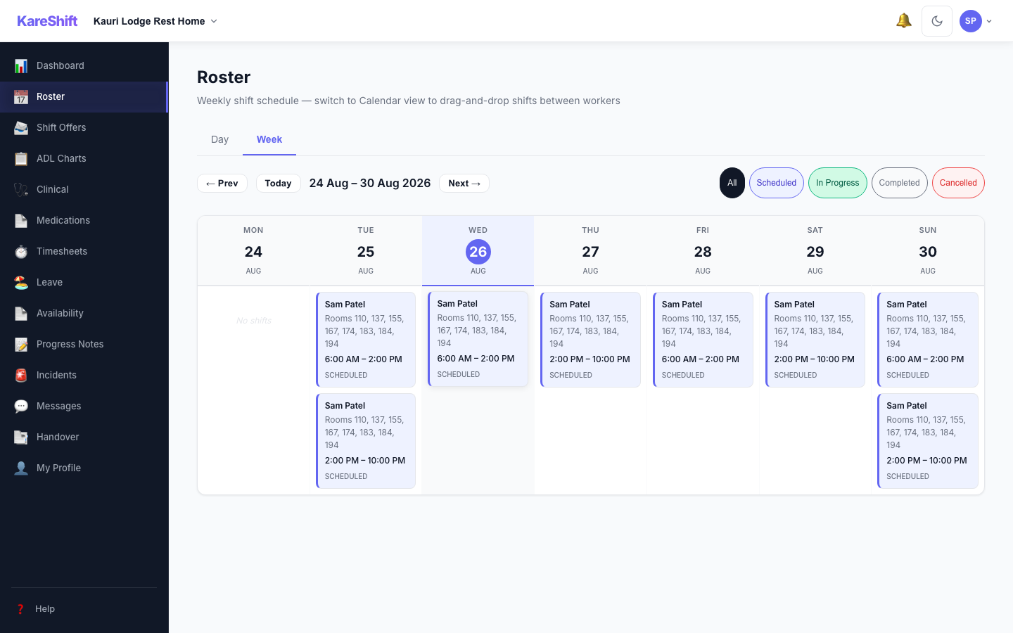 Worker Roster