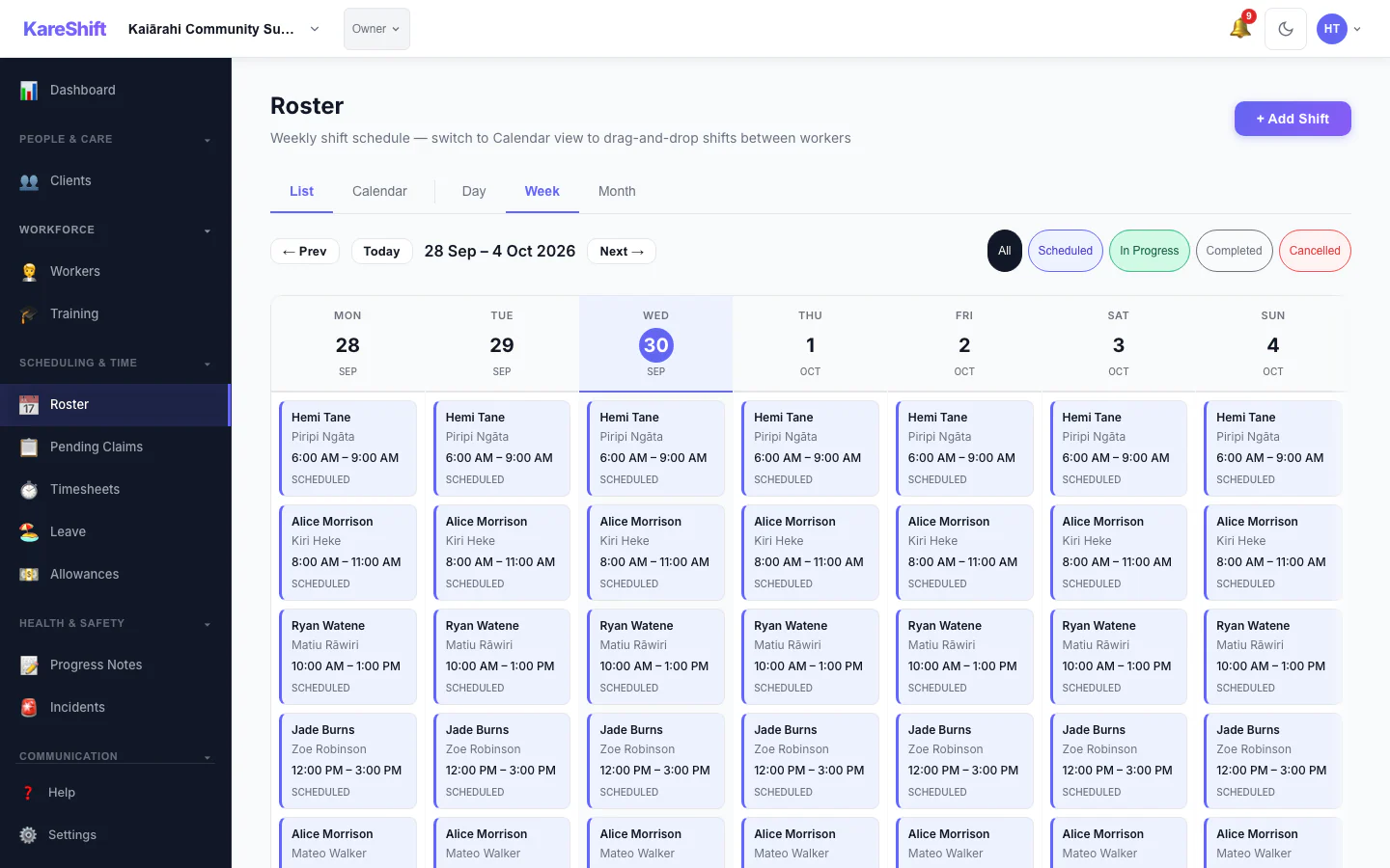 Roster
