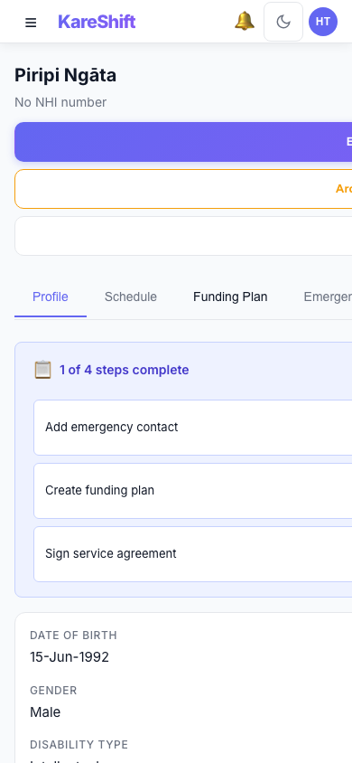 Client — Mobile