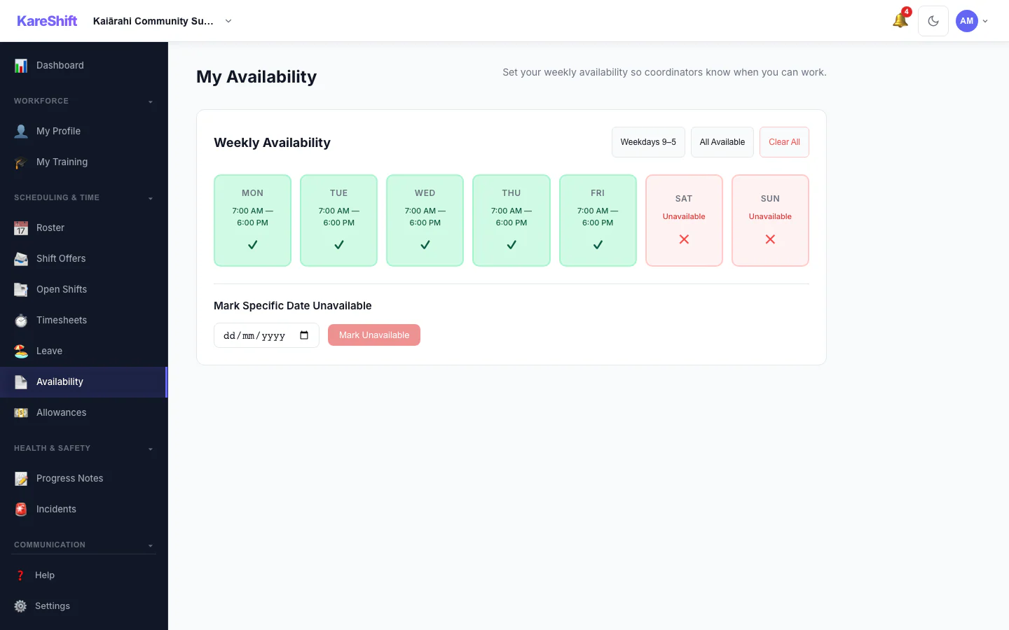 Availability